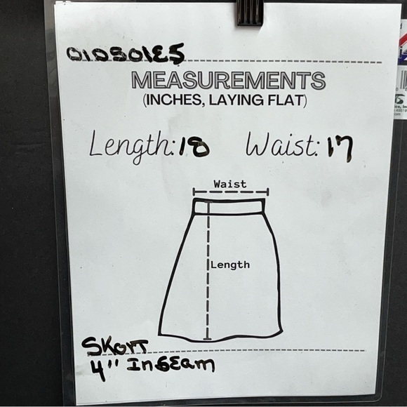 DKNY Sport Skort Black Size Large Logo Back Stretchy Golf Tennis Pickleball - Picture 8 of 8